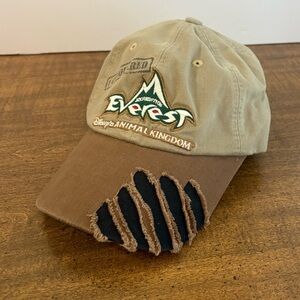 Disney's Animal Kingdom I CONQUERED EXPEDITION EVEREST Claw Marks OSFM Hat C